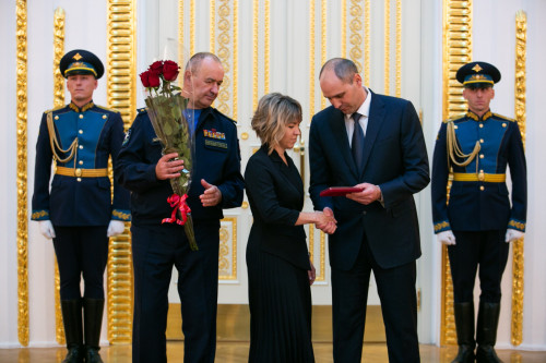 Экипаж потерпевшего крушение ИЛ-76 удостоен государственных наград