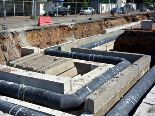 В Оренбурге на улице Аксакова завершается реконструкция тепломагистрали