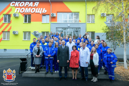 Денис Паслер принял участие в церемонии открытия здания Центральной подстанции скорой помощи